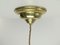 Hanging Lamp with Brass Ceiling Rosette 7