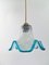 Lampe à Suspension avec Abat-Jour en Verre Opalin, Italie, 1950s 4