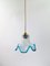 Lampe à Suspension avec Abat-Jour en Verre Opalin, Italie, 1950s 3
