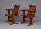 Oregon Pine Armchairs, 1930s, Set of 4 13