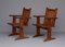 Oregon Pine Armchairs, 1930s, Set of 4, Image 13