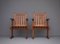 Oregon Pine Armchairs, 1930s, Set of 4 17