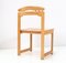 Mid-Century Modern Italian Chairs in Ash, 1970s, Set of 4, Image 8
