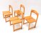 Moderne italienische Mid-Century Stühle aus Eschenholz, 1970er, 4er Set 3