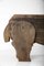 Rinoceronte grande de madera de roble, años 60, Imagen 4