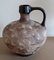 Vintage Beige Brown Ceramic Vase, 1970s, Image 1