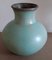 Vase Vintage en Céramique Émaillée Turquoise, 1970s 1