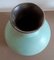Vase Vintage en Céramique Émaillée Turquoise, 1970s 3