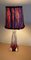 Lámpara de mesa belga vintage con pie girado, años 70, Imagen 5
