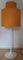 Lámpara de pie vintage de marfil, años 70, Imagen 2