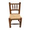 Antique Spanish Brutalist Wood Chairs, Set of 4 10