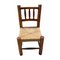 Antique Spanish Brutalist Wood Chairs, Set of 4, Image 8