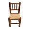 Antique Spanish Brutalist Wood Chairs, Set of 4, Image 13