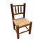 Chaises Brutalistes Antiques en Bois, Espagne, Set de 4 17