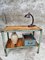 Industrial Side Table with Shelf 6