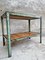 Industrial Side Table with Shelf 5