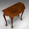 Antique Edwardian Fold Over Game Table in Walnut, England, Image 8