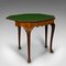 Antique Edwardian Fold Over Game Table in Walnut, England, Image 1