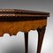 Tavolo da gioco edoardiano antico in noce, Inghilterra, Immagine 11