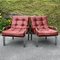 Italienische Mid-Century Modern Sessel, 1970er, 2er Set 2