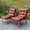 Italienische Mid-Century Modern Sessel, 1970er, 2er Set 1