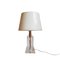 Mid-Century Acrylic Glass and Brass Table Lamp from Herda 3