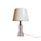 Mid-Century Acrylic Glass and Brass Table Lamp from Herda, Image 3