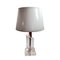 Mid-Century Acrylic Glass and Brass Table Lamp from Herda, Image 1