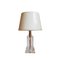 Mid-Century Acrylic Glass and Brass Table Lamp from Herda, Image 4