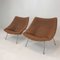 Oyster Stühle von Pierre Paulin für Artifort, 1960er, 2er Set 1