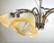 Floral 8-Lamp Glass Chandelier from Massive, Image 6