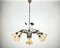 Floral 8-Lamp Glass Chandelier from Massive 3