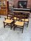 Vintage Oak Dining Chairs, 1960s, Set of 5, Image 5