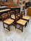 Vintage Oak Dining Chairs, 1960s, Set of 5 2