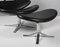 EJ-5 Corona Lounge Chair and Ottoman by Erik Jørgensen for Poul M. Volther, Set of 2 4