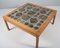 Oak Coffee Table with Stoneware Tiles by Tue Poulsen, Denmark, 1970s 2
