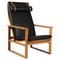 2254 Sled Chair aus Eiche von Børge Mogensen für Fredericia, Dänemark, 1956 1