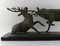 Fighting Deer Colossal Sculpture by Irénée Rochard, France 7
