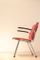 Dutch Red Skai & Chrome Easy Chairs from Gispen, 1960s, Set of 2, Image 3