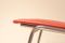 Dutch Red Skai & Chrome Easy Chairs from Gispen, 1960s, Set of 2 4