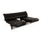 Black Leather DS 140 Sofa from De Sede, Image 3