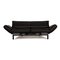 Black Leather DS 140 Sofa from De Sede 1