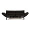 Black Leather DS 140 Sofa from De Sede, Image 1