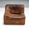 DS46 Sectional Sofa in Leather attributed to de Sede, 1970s, Set of 3 3