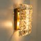 Brass and Crystal Glass Wall Lights by Kinkeldey, 1970s 10