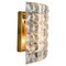 Brass and Crystal Glass Wall Lights by Kinkeldey, 1970s, Image 7