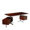 Rosewood Tecno Desk by Osvaldo Borsani for Tecno, Italy, 1960s 1