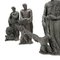 Ugo Conventi, I Quattro Evangelisti, 1930s, Bronze, Set de 4 12