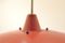 Mid-Century Dutch Red Metal Pendant Lamp from Philips 6