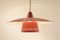 Mid-Century Dutch Red Metal Pendant Lamp from Philips 7
